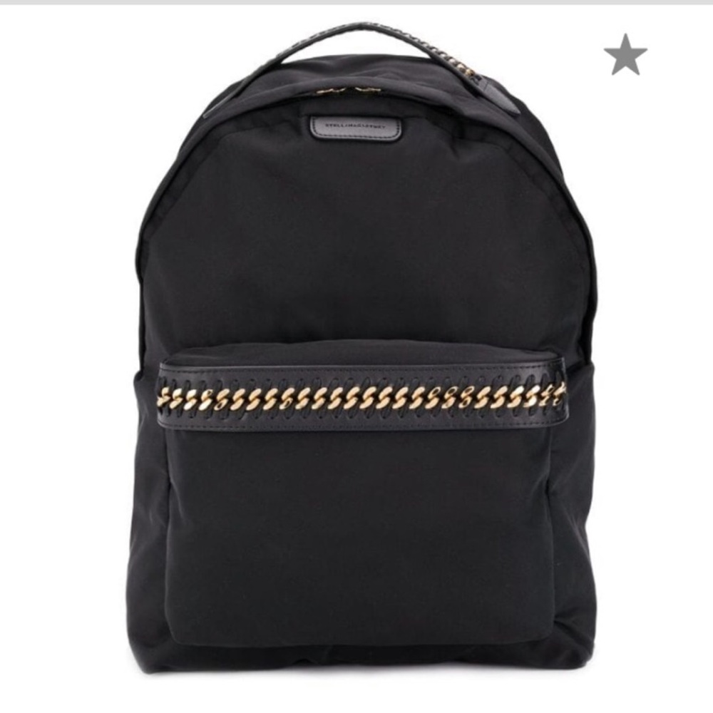 Stella McCartney black backpack